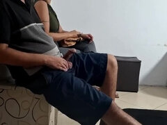 Sucer une bite, Tir de sperme, Queue, Exhib, Hd, Mamelons, Public, Surprise