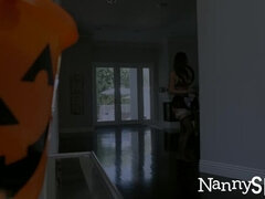 Horny Nanny caught with her Hand in her Cookie Jar!