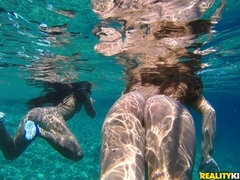 デカ尻, デカチン, デカパイ, フェラチオ, バック, 女 人男 人, ハードコア, ティーン