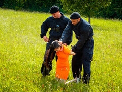 Cul, Blonde, Queue, En levrette, Double pénétration, Branlette thaïlandaise, Homme homme femme, Maigrichonne