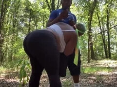 Anal, Gorda, Mamada, Polla, Ébano, Sexo duro, Al aire libre, Sexo fuerte