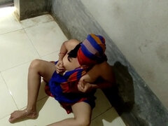 Indian shower, big natural tits, spunking