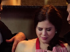 Cassie Fire: Blonde Hungarian Sicilia Joins Andy Stone for a Steamy Foursome