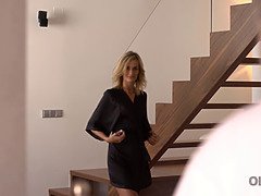 Watch blonde beauty Jenny Smart get old and young in HD action with coffee and hot sex