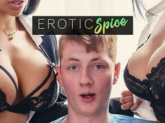 Ginger Teen Student Ordered To Office And Fucked By His Latina Teachers In Creampie Threesome - Katrina Moreno And Sheila Ortega