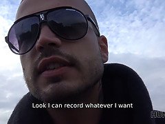 Tsjechisch, Vriendin, Hd, Geld, Gezichtspunt, Realiteit, Roodharige vrouw, Tiener