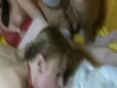 18 jaar, Enthousiasteling, Pijpbeurt, Groepseks, Groep, Huisgemaakt, Orgie, Kut duiken