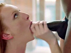 Grosser schwanz, Grosse titten, Verrückt, Schwanz, Interrassisch, Lingerie, Titten, Ehefrau