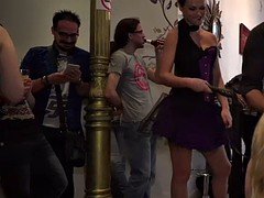 Blondine, Doppelpenetration, Öffentlich