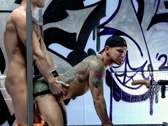 Energized men play dirty sex games in brutal bareback kinks