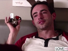 Большие сиськи, Брат, Брюнетки, Грудастые, В машине, Семяизвержение, Натуральные сиськи, Сиськи