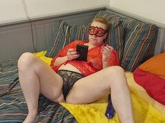 Dildo, Lingerie, Masturbation, Milf, Nippel, Solo, Spielzeuge