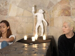 69, お尻, デカパイ, レズビアン, 自然山雀, 赤毛, 剃毛, オッパイの