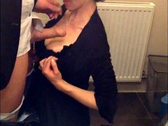 Любители, Минет, На публике, Туалет