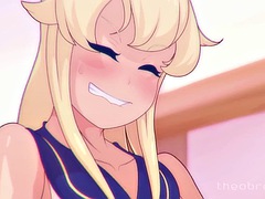 Femboy gets fucked in her ass