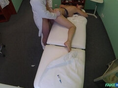 Leie, Betrug, Paar, Massage, Krankenschwester, Büro, Uniform, Spanner