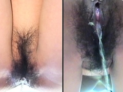 Amateur asian toyer toying at home