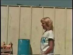 素人, ブロンド, フェラチオ, フェティッシュ, 異人種間, なめる, 淫乱熟女