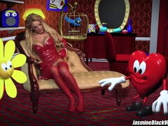 Grosser schwanz, Grosse titten, Europäisch, Flotter vierer, Absätze, Lingerie, Muschi, Rasiert