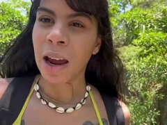 Amateur Lesbian Hiking - Horny Friends Sucking in Secret - Petite Latina Brunettes