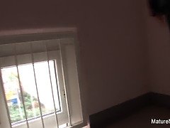 フェラチオ, 茶髪の, エロ熟女, イマラチオ, お婆さん, 熟年, 淫乱熟女, 三人