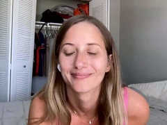 Blondine, Süss, Lingerie, Masturbation, Höschen, Solo, Jungendliche (18+), Netzkamera