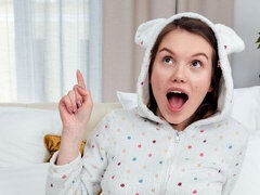 18, デカ尻, フェラチオ, 茶髪の, バック, 自然山雀, ティーン, オッパイの