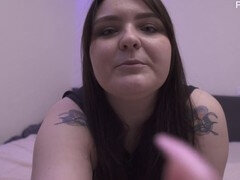 Russian mistress Polysweet dominates and puts you in your place with foot fetish and JOI