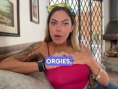 アスtoマウス, フェラチオ, ブラジル, ラティーナ, 淫乱熟女, コキ