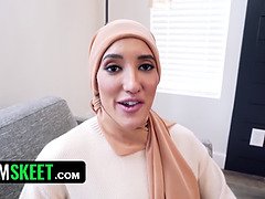 Arabisch, Grote kont, Grote lul, Pijpbeurt, Naakte man aangeklede vrouw, Lul, Monster, Schreeuwen