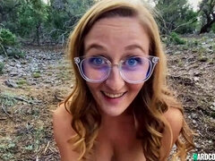 Amateur, Culo, Rubia, Mamada, Novia, Al aire libre, Chupando, Voyeur