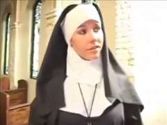 Blonde, Double penetration, Gangbang, Hardcore, Nun