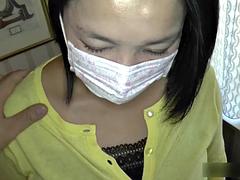 Amateur, Sucer une bite, Éjaculation interne, Cocu, Japonaise, Mature, Nénés, Épouse