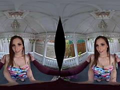 Dreidimensional, Grosse titten, Blasen, Braunhaarige, Milf, Pov, Realität, Titten