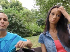 Sucer une bite, Tchèque, Européenne, Argent, Public, Chatte, Réalité, Adolescente