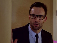 アナル, デカチン, ブロンド, オーガズム, オマンコ, 剃毛, ショートヘア, 濡れ