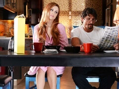 デカチン, デカパイ, フェラチオ, チン, バック, 淫乱熟女, 公共, オッパイの