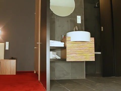 Leie, Braunhaarige, Frau, Hd, Solo, Strümpfe