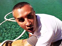 Patty Michova rides Danny Ds big cock on top bouncing her pussy off