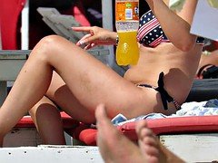 Ass, Beach, Bikini, Hd, Teen, Thong, Voyeur