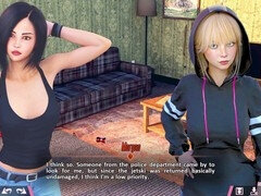 Flirty teen redhead in PC porn games adventure