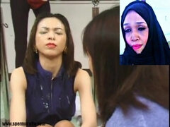 Grosse titten, Viele männer bespritzen eine frau, Spermaladung, Aufs gesicht abspritzen, Gruppe, Selbstgemacht, Indisch, Japanische massage