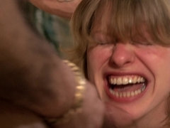 Chica, Clásico, Corridas, Francés, Peludo, Coño, Retro, Trio