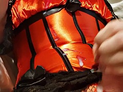 Grote lul, Sperma shot, Homo, Ondergoed, Masturbatie, Rijpe lesbienne, Panty, Alleen