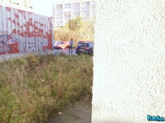 Mamada, Vestidas, Al aire libre, Pov, Pelirrojo, Español, Chupando