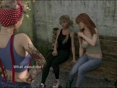 Tridimensionnel, Seins naturels, Fête, Rousse roux