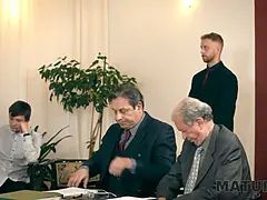 Mature4k. old elle with Huge Tits banged her gardener in doggy style and completed up in court