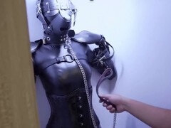 緊縛, イギリス人, 服従, ゴム, メイド, マスク, スパンデックス, おもちゃ