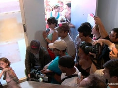 Amarrada, Dominación, Humillación, Público, Sexo fuerte, Esclavo, Voyeur, Puta