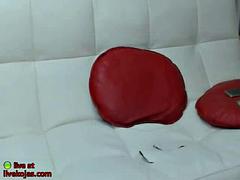 Amateur, Asiatique, Japonaise, Coréenne, Masturbation, Fumer, Nénés, Webcam